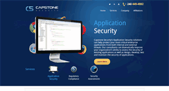 Desktop Screenshot of capstonesecurity.com
